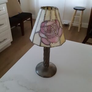 Vintage Tiffany Style Tea Lamp Votive